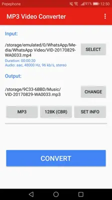 MP3 Video Converter android App screenshot 4